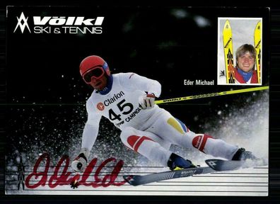 Michael Eder Autogrammkarte Original Signiert Ski Alpine + 11292 + A 65852