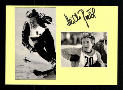 Heidi Biebl Original Signiert Skialpin + A 221248