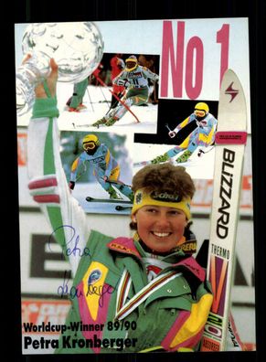 Petra Kronberger Autogrammkarte Original Signiert Ski Alpine # A 222704