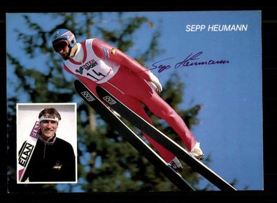 Sepp Heumann Autgrammkarte Original Signiert Skispringen + A 221624