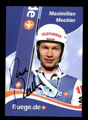 Maximilian Mechler Autgrammkarte Original Signiert Skispringen + A 221629
