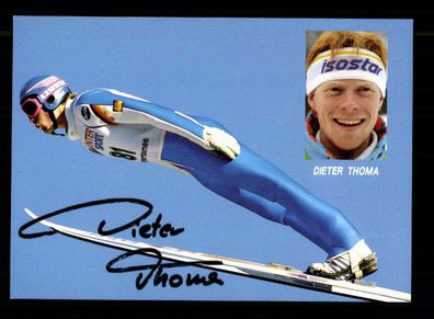 Dieter Thoma Autgrammkarte Original Signiert Skispringen + A 221622