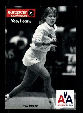 Eva Pfaff Autogrammkarte Original Signiert Tennis + A 221646