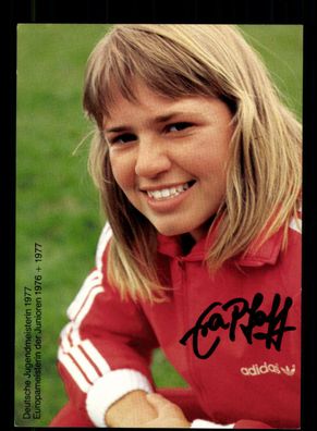 Eva Pfaff 80er Jahre Autogrammkarte Original Signiert Tennis + A 221634
