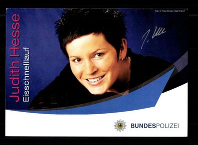 Judith Hesse Autogrammkarte Original Signiert Eisschnellauf + A 221654