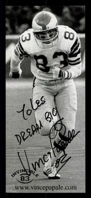 Vince Papale American Football Spieler Philadelphia Eagles Signiert + G 35185