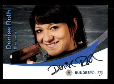 Denise Roth Autogrammkarte Original Signiert Eisschnellauf + A 221653