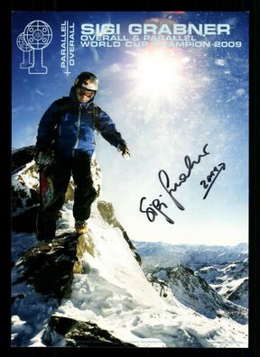 Sigi Grabner Autogrammkarte Original Signiert Snowboard + G 36805