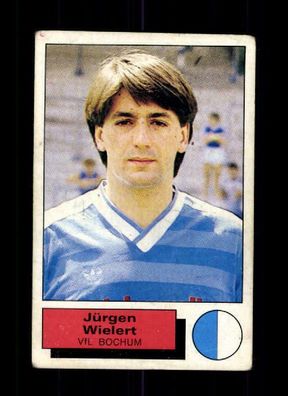 Jürgen Wielert VfL Bochum Panini Sammelbild 1986 Nr. 9