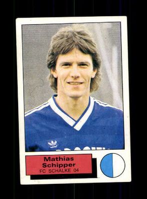 Mathias Schipper FC Schalke 04 Panini Sammelbild 1986 Nr. 90