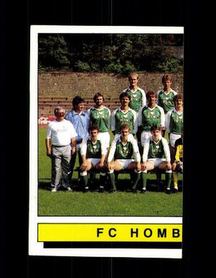 Teil der Mannschaftskarte FC Homburg Panini Sammelbild 1986 Nr. 377