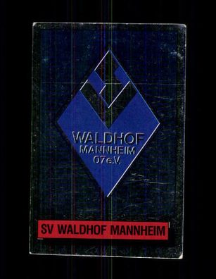 SV Waldhof Mannheim Wappen Panini Sammelbild 1986 Nr. 188
