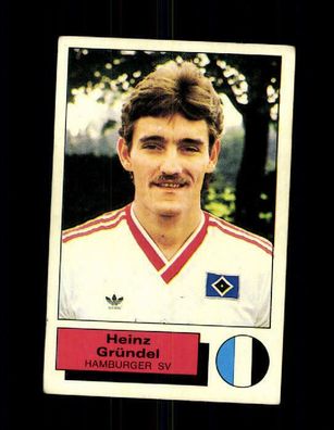 Heinz Gründel Hamburger SV Panini Sammelbild 1986 Nr. 118