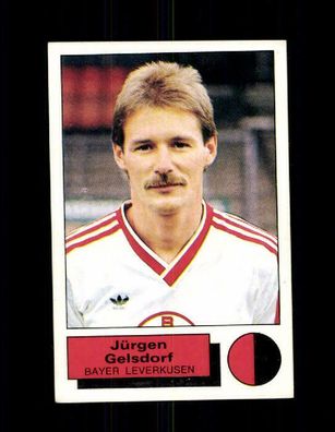 Jürgen Gelsdorf Bayer Leverkusen Panini Sammelbild 1986 Nr. 174