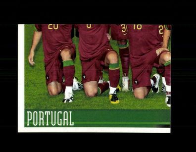 Teil des Mannschaftsbildes Portugal UEFA Euro 2008 Panini Sammelbild Nr. 101