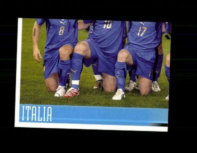 Teil des Mannschaftsbildes Italien Panini UEFA Euro Sammelbild 2008 Nr. 283