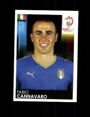 Fabio Cannavaro Italien Panini UEFA Euro Sammelbild 2008 Nr. 287