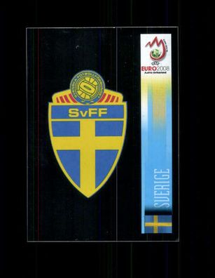 Wappen Schweden Panini UEFA Euro Sammelbild 2008 Nr. 389