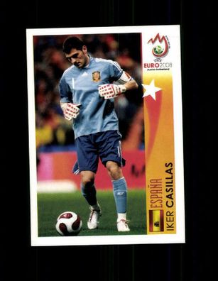 Iker Casillas Spanien Panini UEFA Euro 2008 Sammelbild Nr. 465