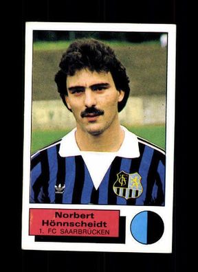 Norbert Hönnscheidt 1. FC Saarbrücken Panini Sammelbild 1986 Nr. 271