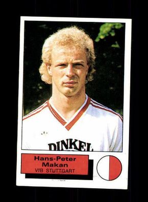 Hans Peter Makan VfB Stuttgart Panini Sammelbild 1986 Nr. 278