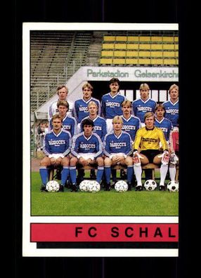 Teil der Mannschaftskarte FC Schalke 04 Panini Sammelbild 1986 Nr. M 11