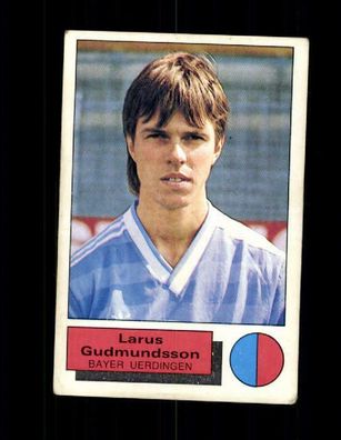 Larus Gudmundsson Bayer Uerdingen Panini Sammelbild 1986 Nr. 306