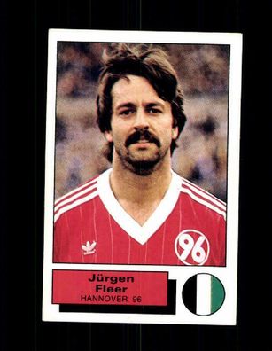 Jürgen Fleer Hannover 96 Panini Sammelbild 1986 Nr. 320