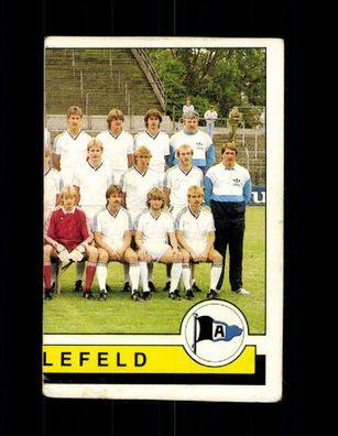 Teil der MannschaftskarteArminia Bielefeld Panini Sammelbild 1986 Nr. 362