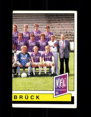 Teil der Mannschaftskarte VFL Osnabrück Panini Sammelbild 1986 Nr. 392