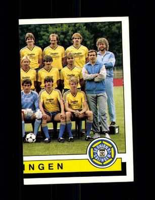 Teil der Mannschaftskarte Union Solingen Panini Sammelbild 1986 Nr. 396