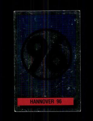 Hannover 96 Wappen Panini Sammelbild 1986 Nr. 120