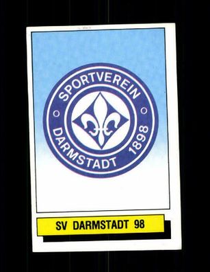 SV Darmstadt 98 Wappen Panini Sammelbild 1986 Nr. 369