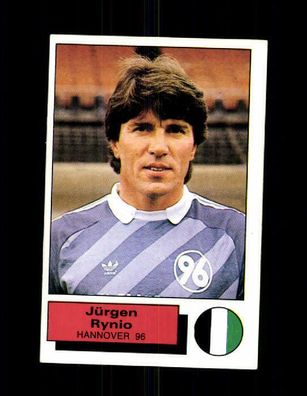 Jürgen Rynio Hannover 96 Panini Sammelbild 1986 Nr. 122