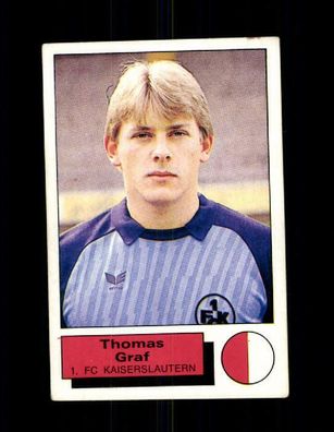 Thomas Graf 1 FC Kaiserslautern Panini Sammelbild 1986 Nr. 139