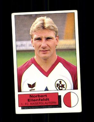 Norbert Eilenfeldt 1 FC Kaiserslautern Panini Sammelbild 1986 Nr. 150