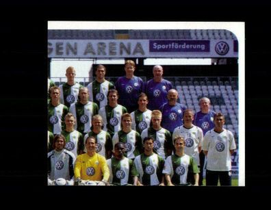 Teil des Mannschftsbildes VfL Wolfsburg Panini Sammelbild 2006-07 Nr. 468