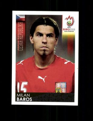 Milan Baros Tschechische Republik UEFA Euro 2008 Panini Sammelbild Nr. 95