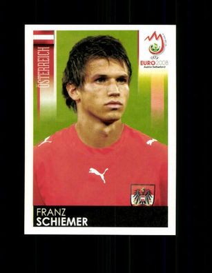 Franz Schiemer Österreich Uefa Euro 2008 Panini Sammelbild Nr. 158