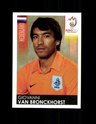 Giovanni van Bronckhorst Niederlande Panini UEFA Euro Sammelbild 2008 Nr. 265