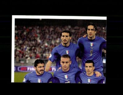 Teil des Mannschaftsbildes Italien Panini UEFA Euro Sammelbild 2008 Nr. 281