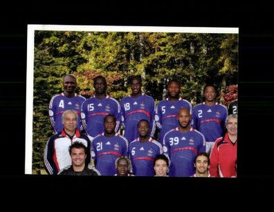 Teil des Mannschafsbildes Frankreich Panini UEFA Euro Sammelbild 2008 Nr. 333