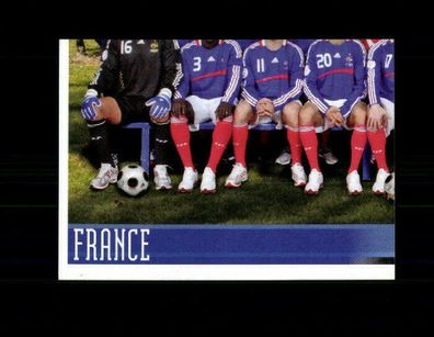Teil des Mannschafsbildes Frankreich Panini UEFA Euro Sammelbild 2008 Nr. 335
