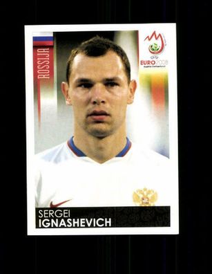 Sergei Ignashevich Russland Panini UEFA Euro 2008 Sammelbild Nr. 443