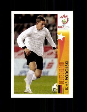 Lukas Podolski Deutschland Panini UEFA Euro 2008 Sammelbild Nr. 506