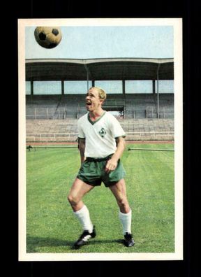 Bernd Rupp Werder Bremen Bergmann Sammelbild 1967-68 Nummer 322