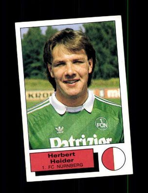 Herbert Heider 1. FC Nürnberg Panini Sammelbild 1986 Nr. 241