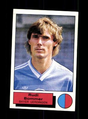 Rudi Bommer Bayer Uerdingen Panini Sammelbild 1986 Nr. 299