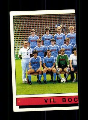 Teil vom Mannschaftsbild VfL Bochum Panini Sammelbild 1986 Nr. M 1