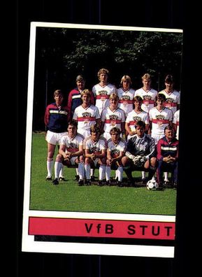 Teil der Mannschaftskarte VfB Stuttgart Panini Sammelbild 1986 Nr. M 33